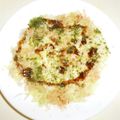 白いぐれーぷ's cooksnap of when they made おふたりさまのご飯入りモダン焼き.