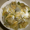 白いぐれーぷ's cooksnap of when they made 焼き肉のたれで♡とろとろ茄子玉ねぎ丼.