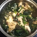 クックM5BHBH☆'s cooksnap of when they made たまごとほうれん草のスープ.