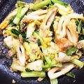 idmin's cooksnap of when they made 小松菜、ちくわ、ツナの卵とじ.