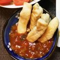 Hiroko165's cooksnap of when they made 鶏胸肉スティック揚げ 簡単チリソース♡.