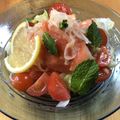 おくっち家's cooksnap of when they made スモークサーモンのマリネ.