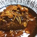 maimai2722's cooksnap of when they made きのこ煮込みハンバーグ.