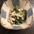 猫リン's cooksnap of when they made 春菊としめじのお浸し.