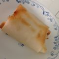 area_dc's cooksnap of when they made トースターで☆春巻きのバター焼き.