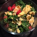 イルカ3's cooksnap of when they made ケールと卵の炒めもの.