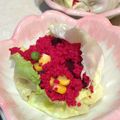 canadawhistler's cooksnap of when they made トルコ家庭料理☆ビーツのピンクサラダ.