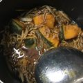 とらおマミー's cooksnap of when they made ミンチとかぼちゃの煮物♪ૢ.
