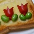 ﾋﾟﾛﾐ♡'s cooksnap of when they made 卵焼きにチューリップ咲きました♡.