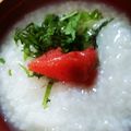 ふぁんたにゃん's cooksnap of when they made 残りご飯で♡明太子と大葉のお粥♪.