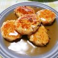 えま＊'s cooksnap of when they made 離乳食（後期）★豆腐ハンバーグ♪.