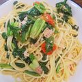 クックくー☆'s cooksnap of when they made ツナとほうれん草のパスタ.