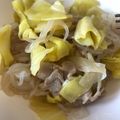 あぷリコット's cooksnap of when they made 豚肉とキャベツと白滝の炒め物.