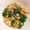 caruga's cooksnap of when they made ひき肉ピーマンの卵そぼろ炒め.