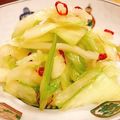 ☆糖質減らしてます☆'s cooksnap of when they made 簡単♡少ない材料でセロリの浅漬け*。.