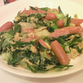 ふにふに星人's cooksnap of when they made 葉たまねぎとウインナーの卵とじ.