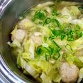 マダムカフェ♡'s cooksnap of when they made やさしい味！レタスと肉団子のスープ.