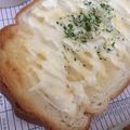りんごとみかん♬'s cooksnap of when they made 夢のオニオンマヨトースト.