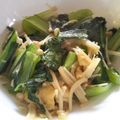 わんぱっこ's cooksnap of when they made 小松菜とえのきの生姜煮びたし.