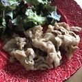 ppさき's cooksnap of when they made 血流改善！　豚肉の黒酢ソテー♪.