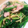 Y☆FAMILY's cooksnap of when they made 簡単☆ほうれん草としめじの和風パスタ.