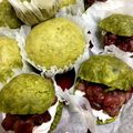 ふみわかまる's cooksnap of when they made ふわ☆もち☆とうふde抹茶蒸しパン.