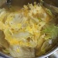 mi:ko's cooksnap of when they made レタスと卵のスープ.