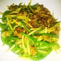 hayakaway's cooksnap of when they made チンジャオロース＠青椒肉絲.