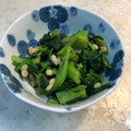 さらあお's cooksnap of when they made ほうれん草と揚げ玉の麺つゆ和え♪.