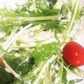 ゆちゃぷに's cooksnap of when they made 栄養たっぷり！カンタン水菜と豆腐のサラダ.