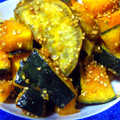 ★ちいた★'s cooksnap of when they made 揚げかぼちゃとさつまいも☆大学芋風.