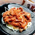 クックM9Z69A☆'s cooksnap of when they made 簡単ツナとしめじのトマトパスタ♡.
