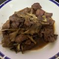 マサク's cooksnap of when they made 牛タンきのこ炒め.