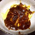 クックPHI1XU☆'s cooksnap of when they made 簡単♪煮込みハンバーグで♡オムバーグ♡.