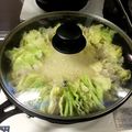 りじゃごん's cooksnap of when they made 簡単時短☆豚肉と春キャベツミルフィーユ鍋.