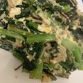 廿六木's cooksnap of when they made 小松菜とえのきの塩昆布卵炒め.