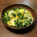 四児のハハ's cooksnap of when they made あと一品　春菊のサッと煮卵とじ.