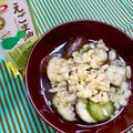 ふたごゆき's cooksnap of when they made 母の味♬　きゅうりと茄子と天かす味噌汁.