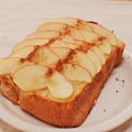 iam樹's cooksnap of when they made りんごチーズであつあつんちょ♡トースト♪.