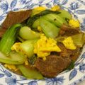 youtapapa's cooksnap of when they made 牛肉とチンゲン菜と卵のオイスター炒め.