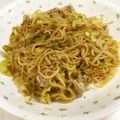 rippuchan's cooksnap of when they made キノコと豚の信州味噌焼きそば.