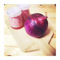 ﾓﾓ娘's cooksnap of when they made ♪めっちゃ美味しい赤玉ねぎドレッシング♪.