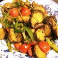 コッピー３０５'s cooksnap of when they made きのこと夏野菜のバジル炒め.