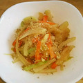 hd104's cooksnap of when they made 捨てないで!キャベツの芯できんぴら炒め♪.