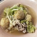 ほなみのむし's cooksnap of when they made 簡単！白菜と豚肉の鶏ガラスープ鍋.