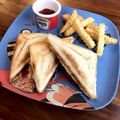 ハローこんにちは's cooksnap of when they made キャベツが美味しいシンプルホットサンド.