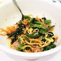 ♡M∫K∫♡'s cooksnap of when they made シンプル ♫･* ほうれん草の千草和え.