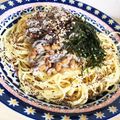 chiitar0's cooksnap of when they made 納豆梅しらすのパスタ.