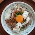 よりぴ＊'s cooksnap of when they made サクサク！桜海老が香るえび油のサラダそば.