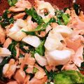 よろずやおよよ's cooksnap of when they made 鮭とニラの和え物～ちくわも仲間入り✿.